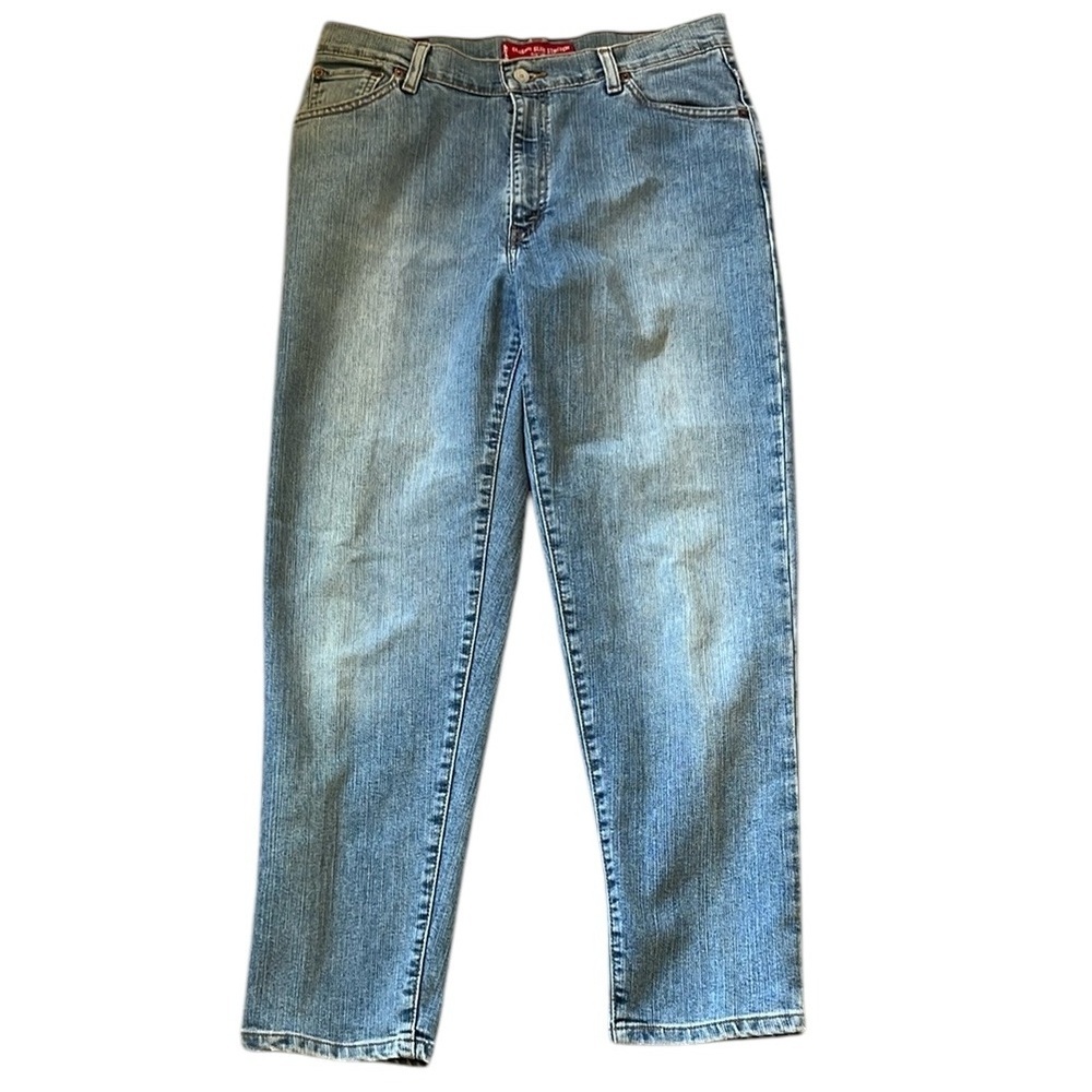 Vintage Y2K Levi’s 512 Classic Slim Stretch High Rise Jeans 2004 Light Blue 14S